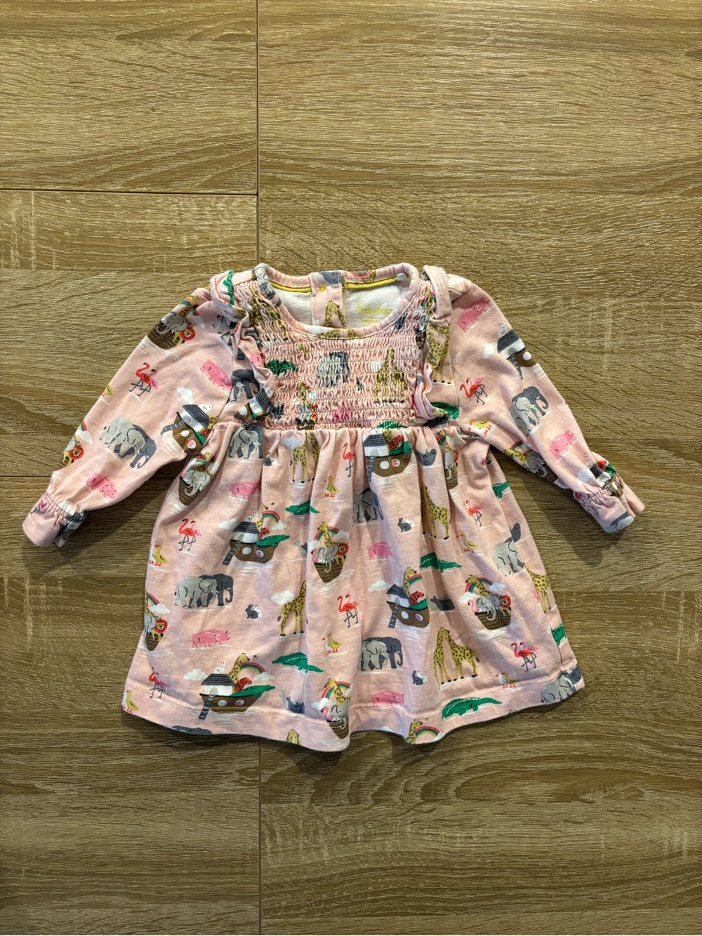 Mini Boden Noah's Ark dress 0-3 months